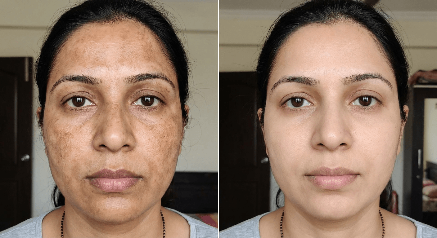 Melasma Before & After Result 1