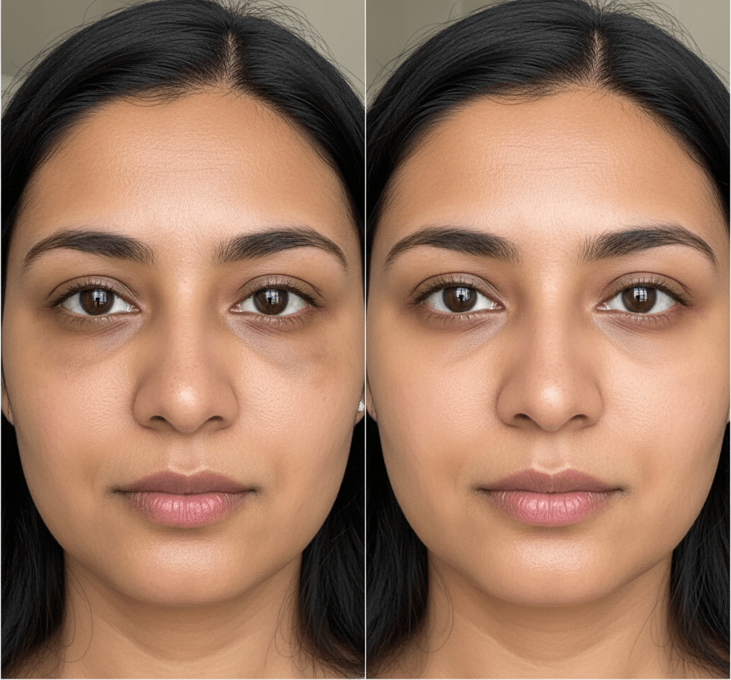 Under Eye Dark Circles Before & After Result 1